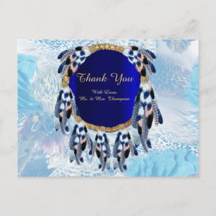 Postal De Anuncios Exótico Blue Dream Catcher Gracias