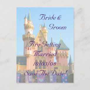Postal De Anuncios Fairy Tale Castle Save the Date Card