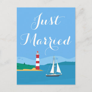 Postal De Anuncios Faro de Blue Just Casried y Boda de velero