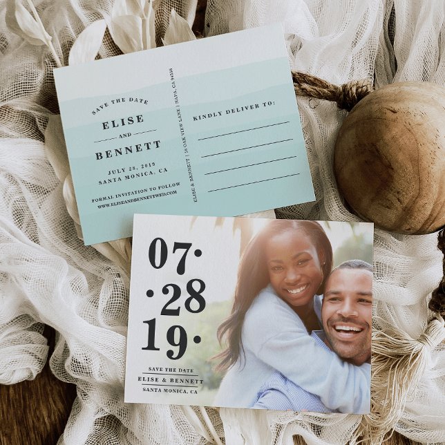 Postal De Anuncios Fecha de burbuja | Foto Guardar la fecha (Subido por el creador)