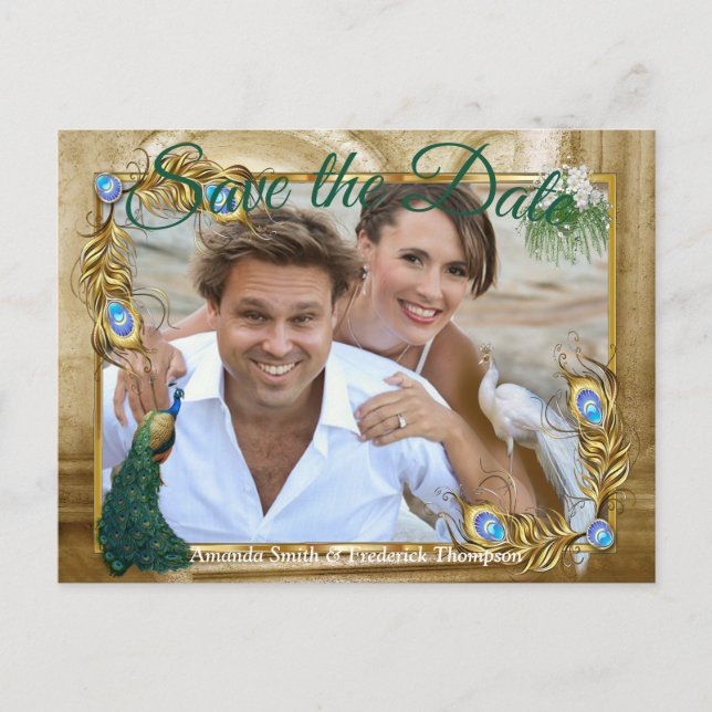 Postal De Anuncios Feeds Royal Peacock (Anverso)