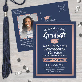 Postal De Anuncios Felicitaciones Gran Marina Azul y Rosa Salven la f