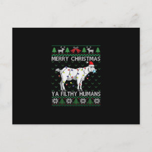 Postal De Anuncios Feliz Navidad Filthy Humanos Navidades feos de cab