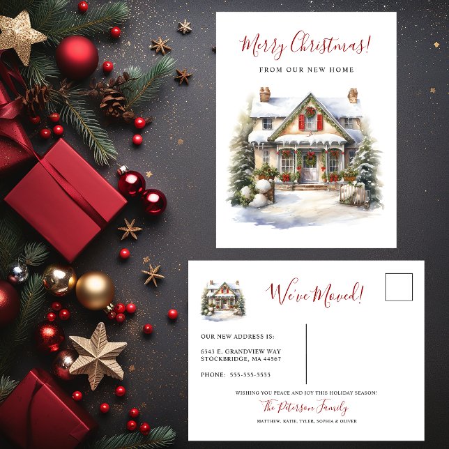 Postal De Anuncios Feliz Navidad Mudanza de Casa Nueva (Subido por el creador)