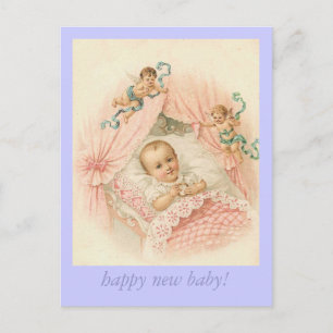 Postal De Anuncios feliz nuevo bebé!