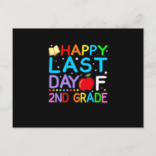 Postal De Anuncios Feliz último día de graduación de 2do grado