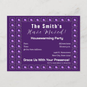 Postal De Anuncios Fiesta de calentamiento de la casa con Primavera R