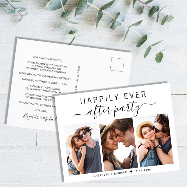 Postal De Anuncios Fiesta de Después de la Boda 3 Foto Boda (Subido por el creador)