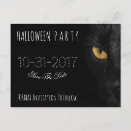 Postal De Anuncios Fiesta de Halloween personalizada Guardar la fecha