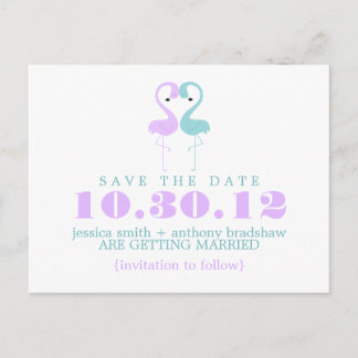 Postal De Anuncios Flamencos Boda Save the Date