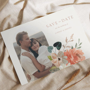 Postal De Anuncios Floral Boho Arch Photo Wedding Salven La Fecha