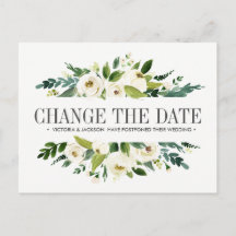 Flores Blancas CAMBIO DE FECHA DE BODAS APLAZAMIEN