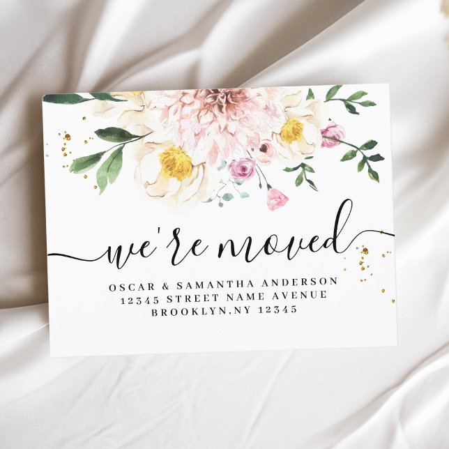 Postal De Anuncios Flores de belleza colorida elegante (Subido por el creador)