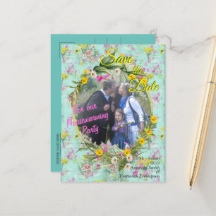 Postal De Anuncios Flores de campo Retro Meadow