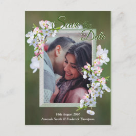 Postal De Anuncios Flores de cerezo salvan la fecha