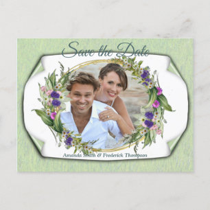 Postal De Anuncios Flores de primavera de verano medio