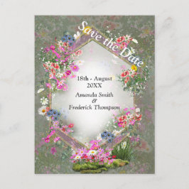 Postal De Anuncios Flores Silvestres de Cosmos