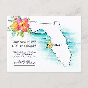 Postal De Anuncios Florida Beach Home New Address