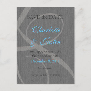 Postal De Anuncios flourish; ahorre la fecha