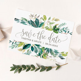Postal De Anuncios Foliage Save the Date