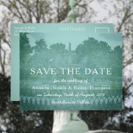 Postal De Anuncios Forsyth Park Fuente Savannah GA Save the Date