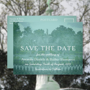 Postal De Anuncios Forsyth Park Fuente Savannah GA Save the Date
