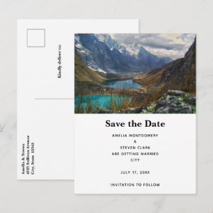 Postal De Anuncios Foto de boda de las montañas alpinas escénicas