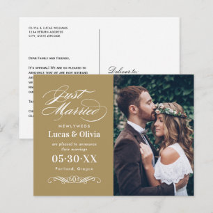 Postal De Anuncios Foto de Boda de oro de la antigua casada