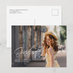 Postal De Anuncios Foto de graduación de la promoción de 2022