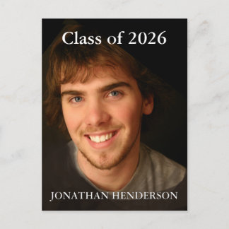 Postal De Anuncios Foto de la clase de graduación 