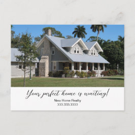 Postal De Anuncios Foto de marketing de su mensaje de negocio