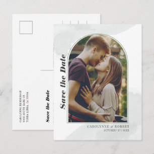 Postal De Anuncios Foto de Pareja Guardar la Fecha
