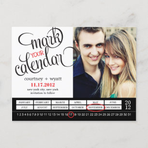 Postal De Anuncios Foto Del Calendario De moda Guardar La Postcarta D