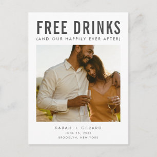 Postal De Anuncios Foto divertida Código QR Boda Presupuestaria Guard