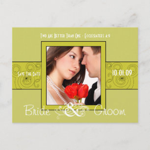 Postal De Anuncios Foto Guardar la Fecha