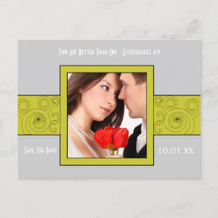 Postal De Anuncios Foto Guardar la fecha