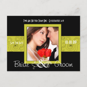 Postal De Anuncios Foto Guardar la fecha