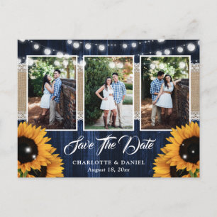 Postal De Anuncios Fotos de girasoles con luces de encaje de arpiller