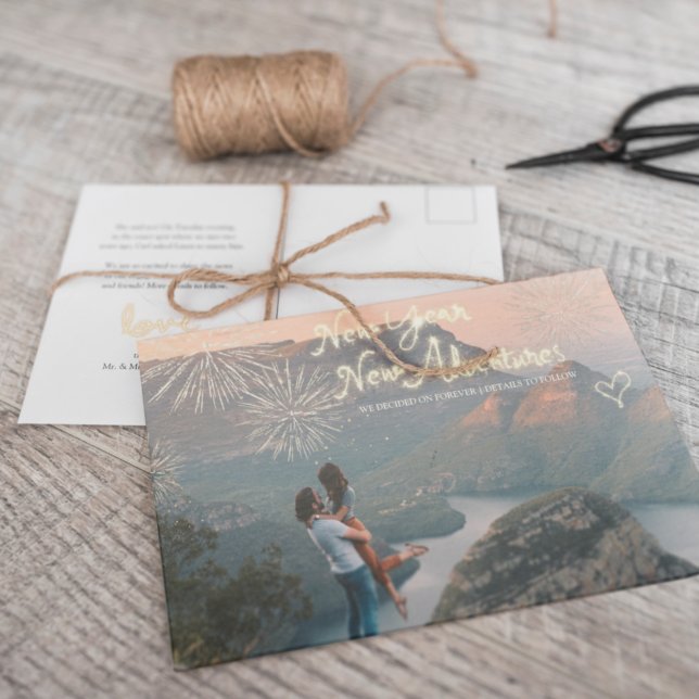 Postal De Anuncios Fuegos Artificiales y Bengalas | Compromiso Fotogr (Subido por el creador)