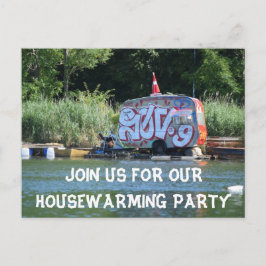 Postal De Anuncios Funny House Warming Fiesta