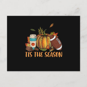 Postal De Anuncios Futbol De Las Especias De Calabaza Es El Agradecim