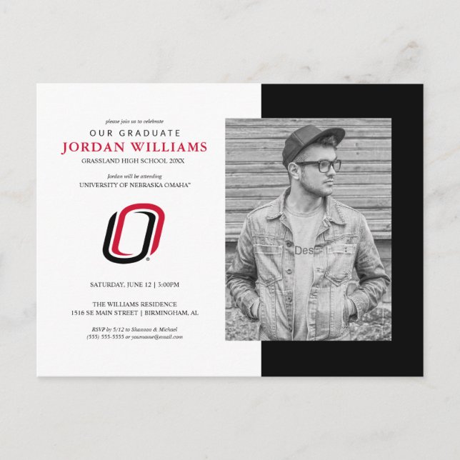 Postal De Anuncios Futuro graduado de UNO Mavericks (Anverso)