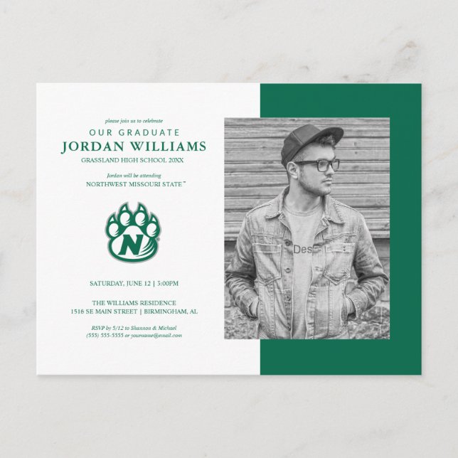 Postal De Anuncios Futuro graduado del Estado de Misuri (Anverso)