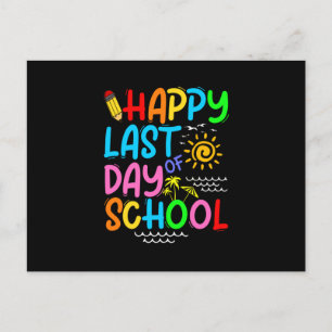 Postal De Anuncios Gafas de sol de verano para el último día de clase