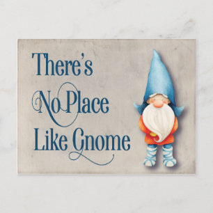 Postal De Anuncios Gnome Nuevo Hogar Nos hemos mudado Nueva Dirección