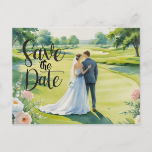 Postal De Anuncios Golf Salva la fecha Torneo de Golf Boda 