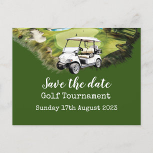 Postal De Anuncios Golf Salvar el torneo de golf de fecha