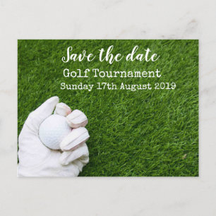 Postal De Anuncios Golf Salvar el torneo de golf de fecha