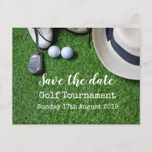 Postal De Anuncios Golf Salvar el torneo de golf de fecha