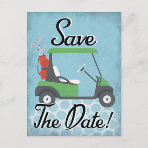 Postal De Anuncios Golf Save the Date - Fiesta Golf Evento Golfing